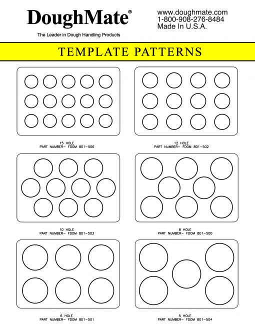 Dough Tray Template Patterns
