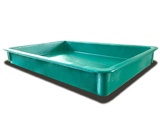 Stackable Plastic Pan 16 x 24 x 3 Dough Tray Imported From Italy 