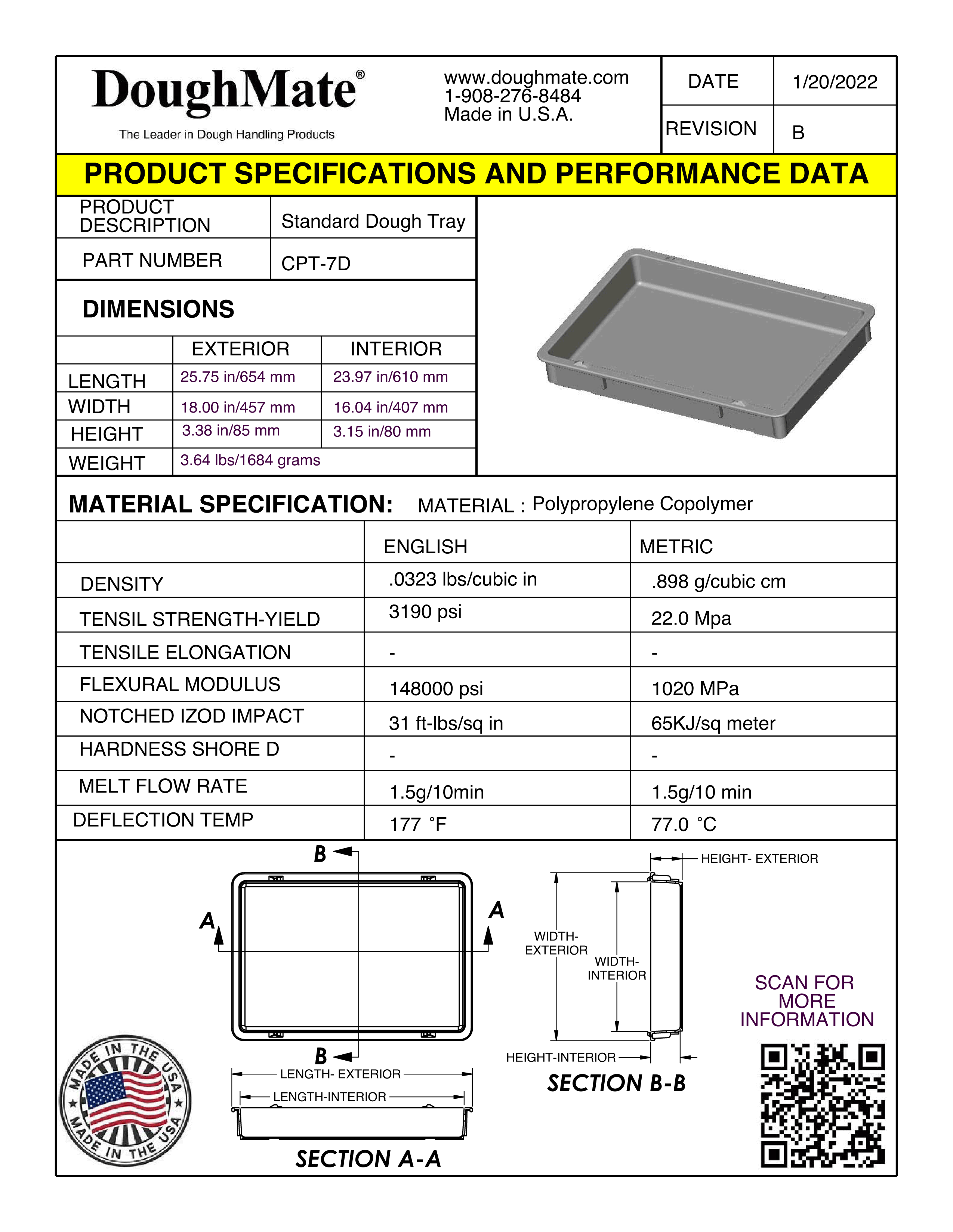 CPT-7D Product Specifications and Performance